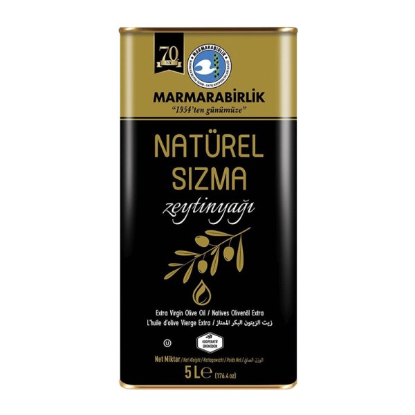 Natürel Sızma Zeytinyağı - Marmarabirlik (5 Litre)