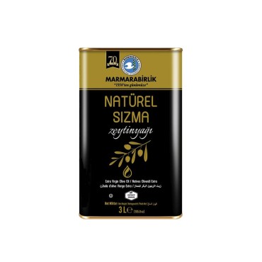 Natürel Sızma Zeytinyağı - Marmarabirlik (3 Litre)