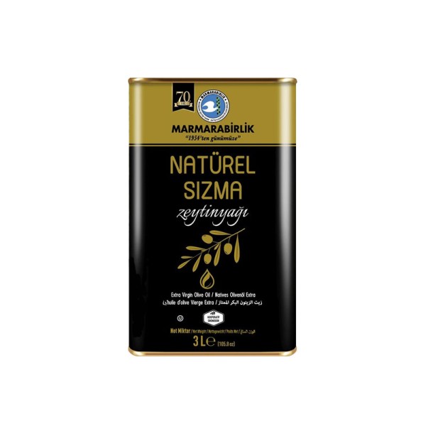 Natürel Sızma Zeytinyağı - Marmarabirlik (3 Litre)